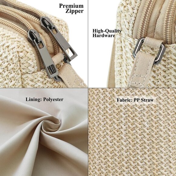 Eco-Friendly Small Crossbody Bag - Original Design by BUBU, Lightweight 4.41 oz - Picture 5 of 7